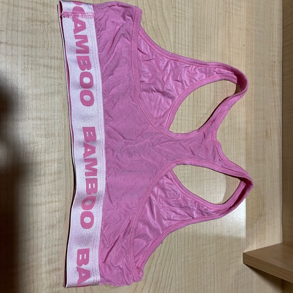 Pink Bamboo Sport Bra - Picture 7 of 7